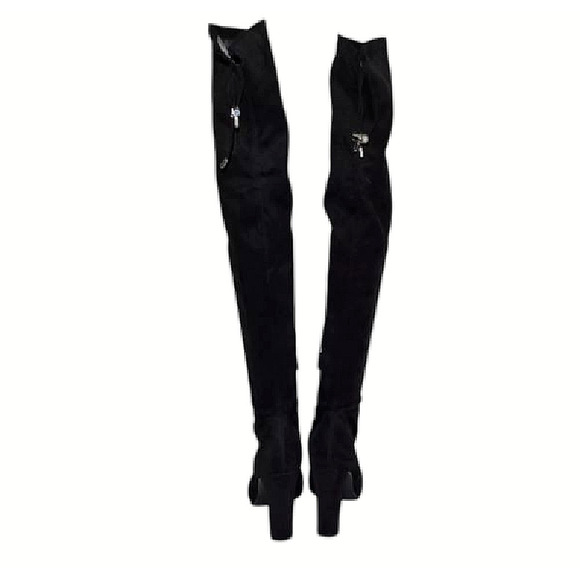 Sam Edelman Kent Over the Knee OTK Black Heeled Boots Women Sz 11 - Picture 5 of 8